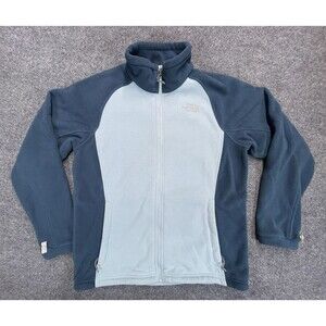 The North Face Jacket Women’s L Large Two Tone Blue Fleece Khumbu Full Zip